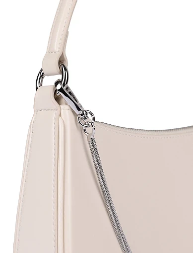 Жіноча сумка шкіряна біла - фото 5 - Miraton