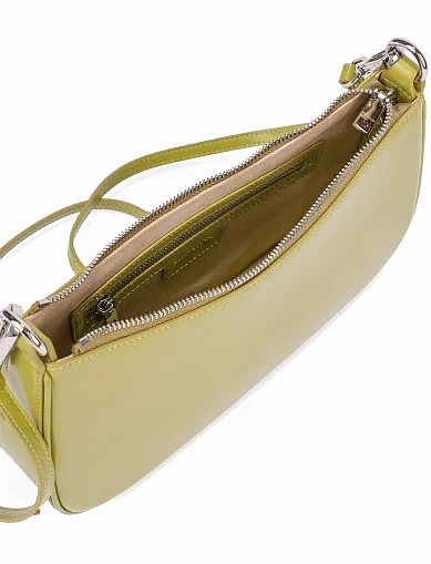 Жіноча сумка шкіряна зелена - фото 6 - Miraton