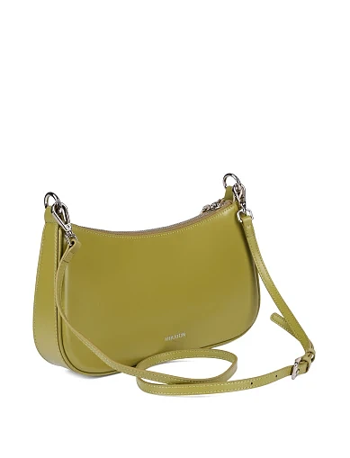 Жіноча сумка шкіряна зелена - фото 7 - Miraton