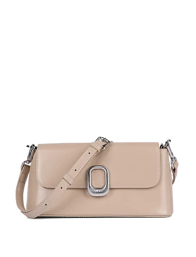 Жіноча сумка шкіряна бежева - фото 6 - Miraton