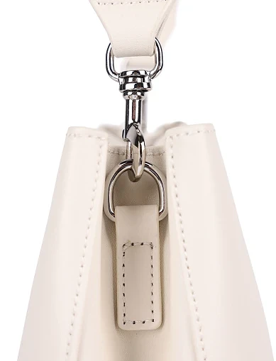 Женская сумка кожаная белая - фото 5 - Miraton