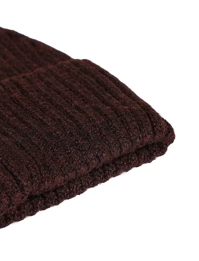 Шапка тканевая коричневая - фото 3 - Miraton