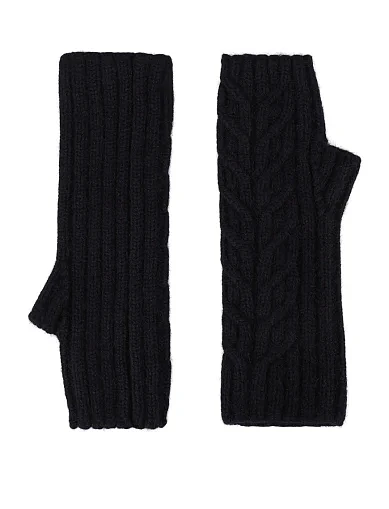 Рукавички тканинні чорні(10-5026-LT-218 Malisa ГАРСІЯ) - фото 1 - Miraton