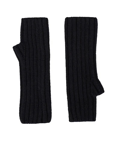 Рукавички тканинні чорні(10-5022-LT-218 Malisa ЖАДЕ) - фото 3 - Miraton