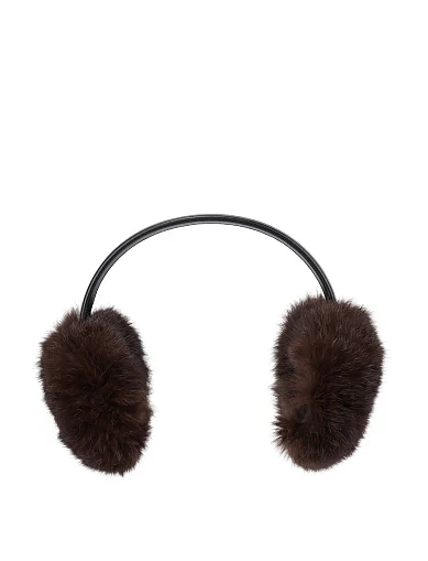 Навушники з хутра коричневі(NK054336 SumWin КРОЛИК №6) - фото 1 - Miraton