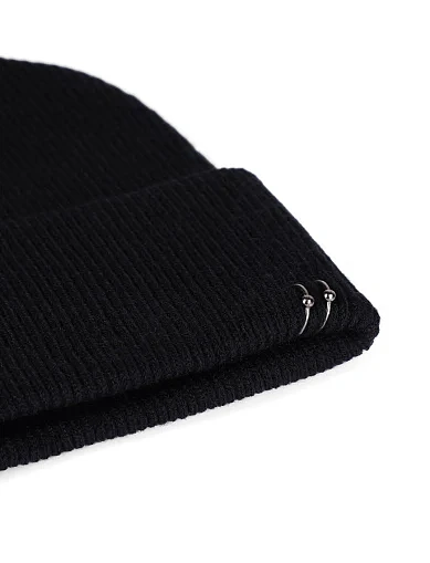 Шапка тканевая черная - фото 2 - Miraton
