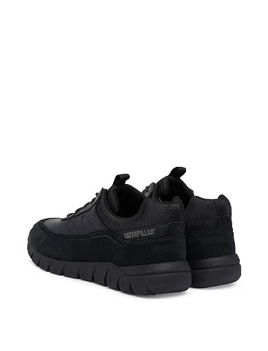 Мужские кроссовки из экокожи черные - фото 4 - Miraton