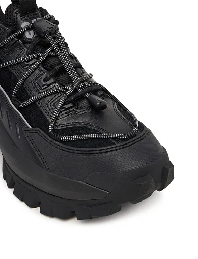 Кроссовки из экокожи черные - фото 6 - Miraton