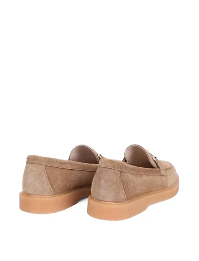 Женские слиперы Attizzare велюровые бежевые - фото 4 - Miraton