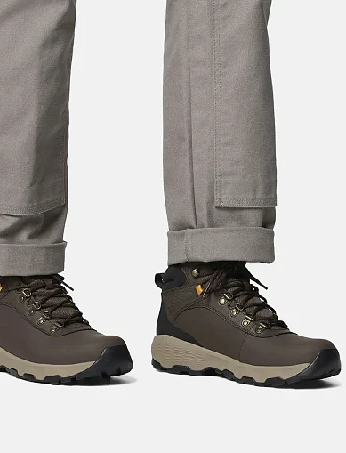 Чоловічі черевики Columbia Burnsider Waterproof з нубуку коричневі (2126851-231) - фото 2 - Miraton