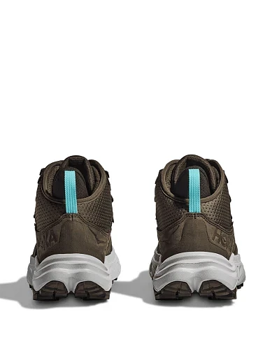 Мужские ботинки Hoka из нубука коричневые - фото 5 - Miraton