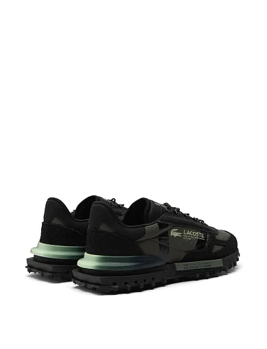 Женские кроссовки Lacoste Elite Active замшевые черные - фото 3 - Miraton