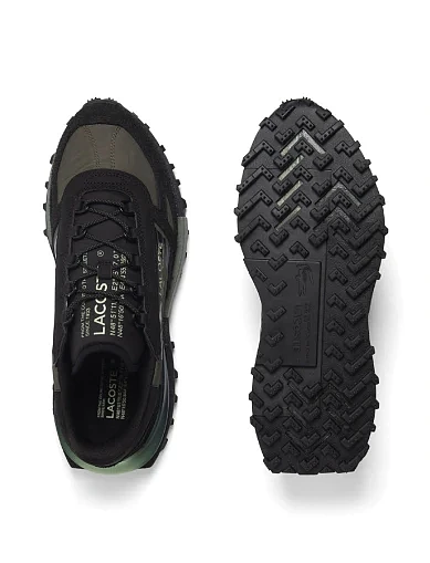 Женские кроссовки Lacoste Elite Active замшевые черные - фото 4 - Miraton