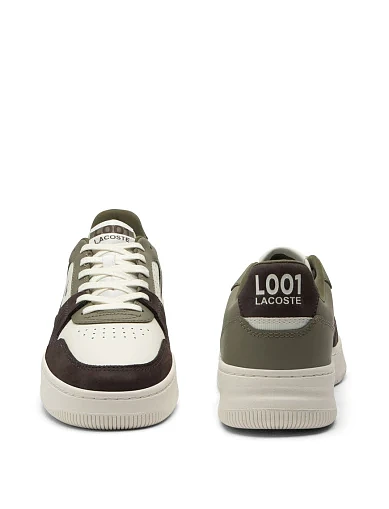 Женские кеды Lacoste L001 кожаные зеленые - фото 5 - Miraton