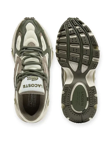 Жіночі кросівки Lacoste L003 2K24 шкіряні зелені(750SFA0106AE4) - фото 4 - Miraton