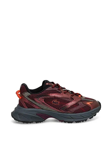 Жіночі кросівки Lacoste L003 NEO SHOT шкіряні бордові(750SFA0121APF) - фото 1 - Miraton