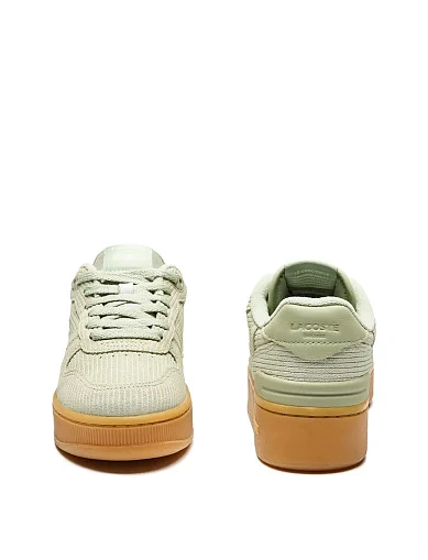 Женские кеды Lacoste Spinor замшевые зеленые - фото 5 - Miraton