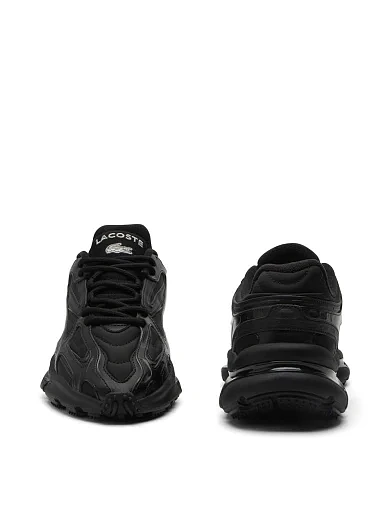 Мужские кроссовки Lacoste L003 2K24 кожаные черные - фото 5 - Miraton