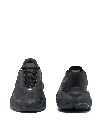 Мужские кроссовки Lacoste Spinor текстильные черные - фото 5 - Miraton