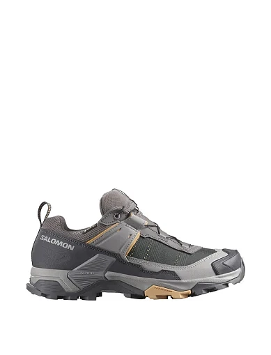 Женские кроссовки Salomon X Ultra 360 GTX M из экокожи серые - фото 1 - Miraton