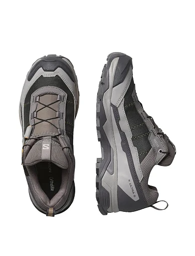 Женские кроссовки Salomon X Ultra 360 GTX M из экокожи серые - фото 5 - Miraton