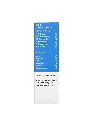 Сироватка для обличчя з саліциловою кислотою Q+A Salicylic Acid Facial Serum, 30 мл(Сироватка для обличчя з саліциловою кислотою Q+A S) - фото 2 - Miraton