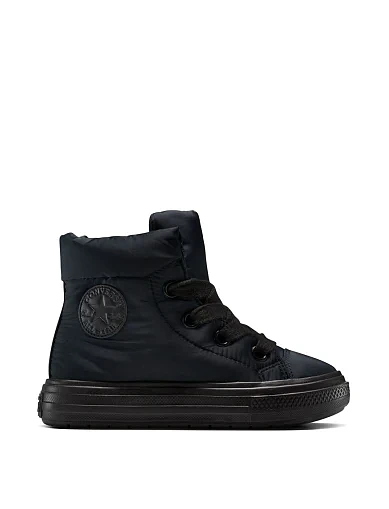 Женские дутики Converse Chuck Taylor All Star Elements текстильные черные - фото 1 - Miraton