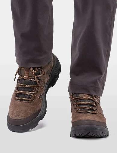 Чоловічі черевики замшеві коричневі (12055_745) - фото 9 - Miraton