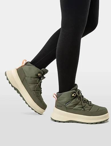 Женские дутики текстильные зеленые - фото 2 - Miraton