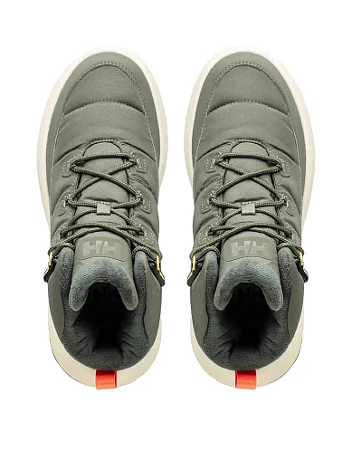 Женские дутики текстильные зеленые - фото 4 - Miraton