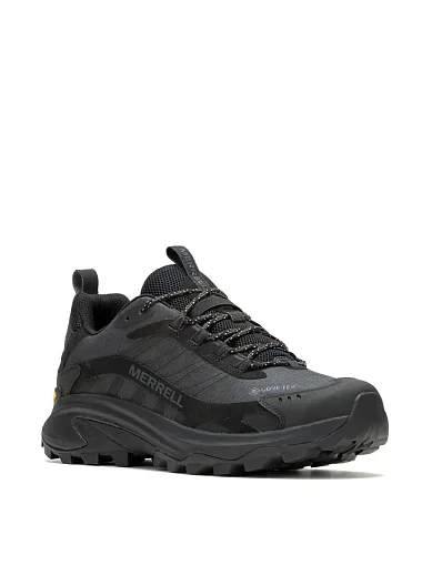 Мужские кроссовки Merrell Moab Speed 2 Gore-Tex кожаные черные - фото 3 - Miraton
