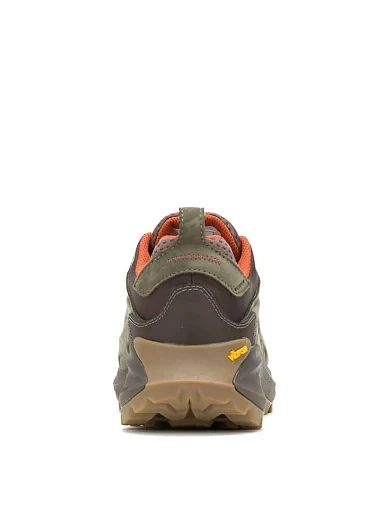 Мужские кроссовки Merrell Moab Speed 2 LTR WP из нубука зеленые - фото 4 - Miraton