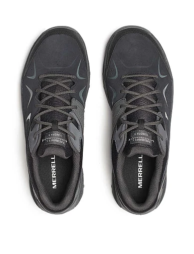 Мужские кроссовки Merrell Yokota 3 Waterproof кожаные черные - фото 5 - Miraton