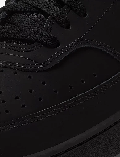 Чоловічі черевики Nike Court Vision Mid шкіряні чорні (CU6620-001) - фото 7 - Miraton