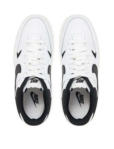 Женские кеды Nike COURT VISION кожаные белые - фото 4 - Miraton