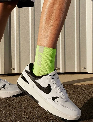 Женские кеды Nike COURT VISION кожаные белые - фото 8 - Miraton