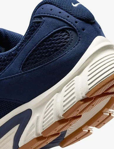 Мужские кроссовки Nike AIR FORCE 1 из экокожи синие - фото 8 - Miraton