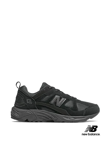 Кроссовки New Balance 878 кожаные черные - фото 1 - Miraton
