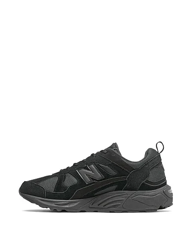 Кроссовки New Balance 878 кожаные черные - фото 2 - Miraton
