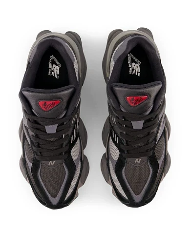 Кроссовки New Balance 9060 замшевые черные - фото 3 - Miraton