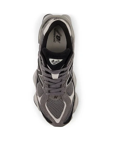 Женские кроссовки New Balance 9060 замшевые черные - фото 4 - Miraton