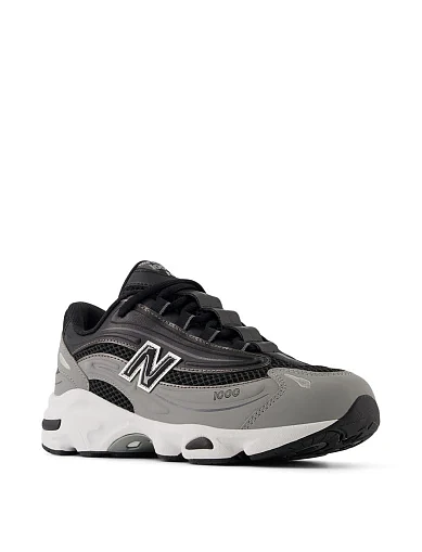 Жіночі кросівки New Balance 1000 з екошкіри чорні(GC1000AK) - фото 2 - Miraton