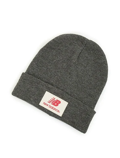 Шапка New Balance текстильная серая - фото 1 - Miraton