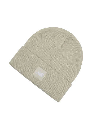 Шапка New Balance текстильная бежевая - фото 1 - Miraton