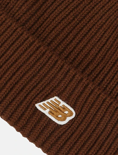 Шапка New Balance текстильна коричнева - фото 3 - Miraton