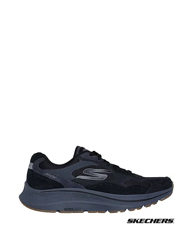 Мужские кроссовки Skechers замшевые черные - фото 1 - Miraton