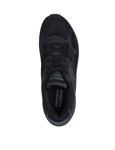 Мужские кроссовки Skechers замшевые черные - фото 4 - Miraton