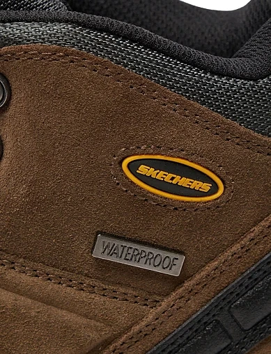 Мужские ботинки Skechers замшевые бежевые - фото 6 - Miraton