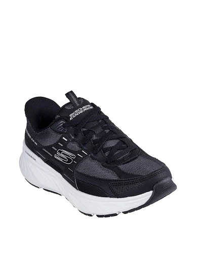 Женские кроссовки Skechers из экокожи черные - фото 5 - Miraton