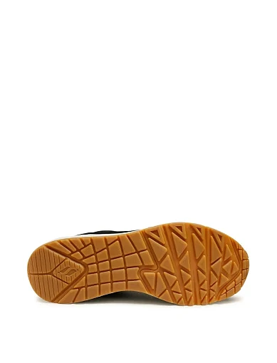 Женские кроссовки Skechers из экокожи черные - фото 7 - Miraton